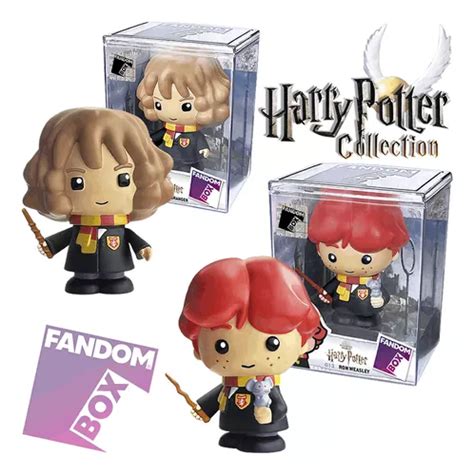 Boneco Colecionável Pop Hermione E Ron Weasley Fandom Box