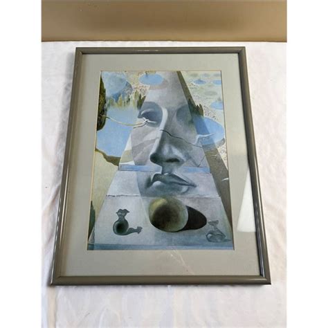 reproduction salvador dali  framed picture sunrise estate