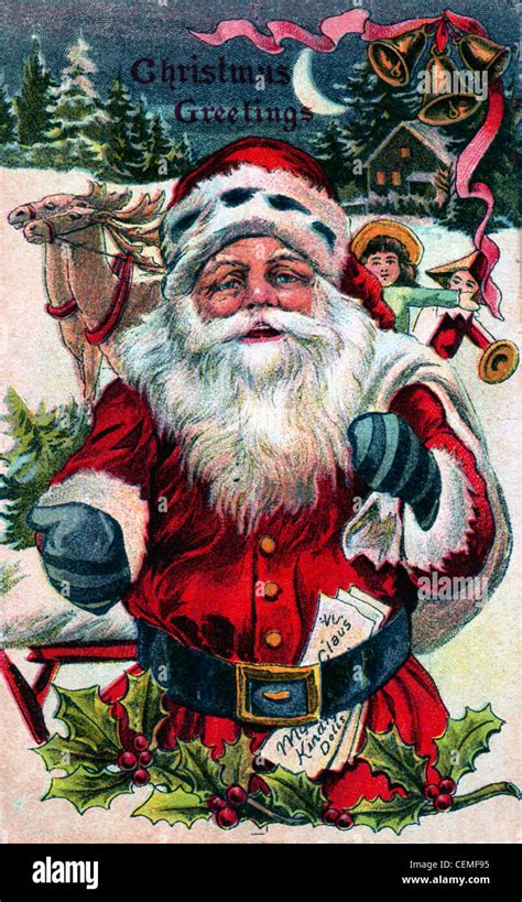 Vintage Santa Postcard