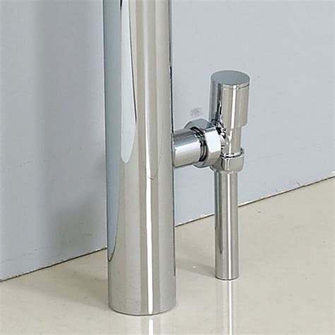 15mm Pair Modern Angled Radiator Valves In Chrome