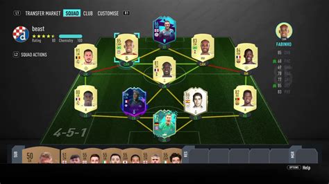 850K SQUAD BUILDER FOR FUT CHAMPS FIFA 20 YouTube