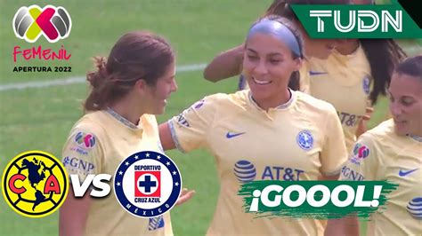 LLEGÓ EL SEGUNDO Kiana Palacios anota América 2 0 Cruz Azul Liga