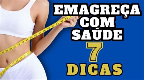 7 Maneiras Efetivas De Emagrecer De Forma Saudável Youtube