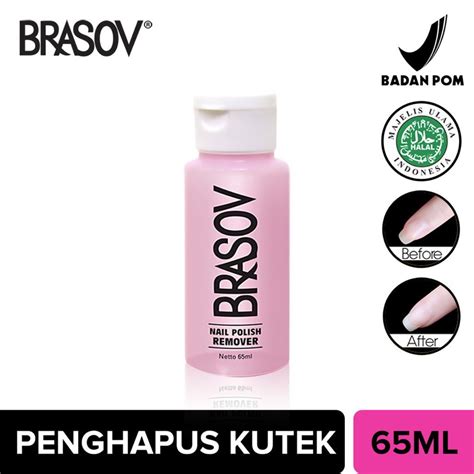 Jual Brasov Nail Polish Remover Ml Original Bpom Halal Aseton