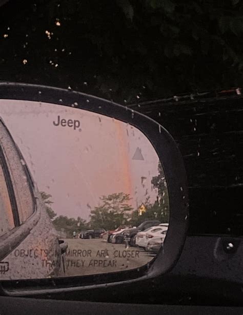 Aesthetic sky, rainbow aesthetic, raining aesthetic, mirror sky, car ...