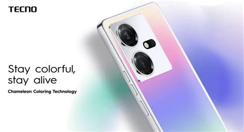 Tecno показала технологію, яка змінює колір смартфона одним натисканням ...