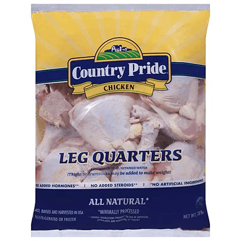 Country Pride Chicken Leg Quarters Frozen Meat Seafood Meatless