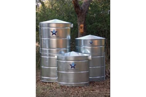 Galvanized Steel Water Storage Cistern Tank 140 Gallon