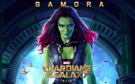 Download Zoe Saldana Gamora Movie Guardians Of The Galaxy Wallpaper