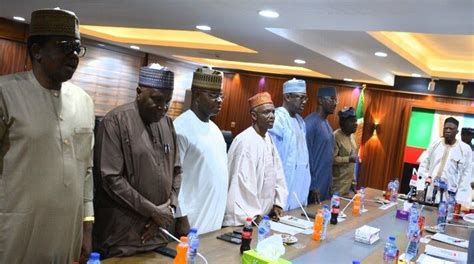 Apc Chairman Adamu Holds Meeting With 10 Governors Of The Party Vona