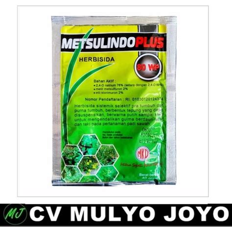 Jual Obat Pengendali Gulma Herbisida Metsulindo Plus Wp Gram Di