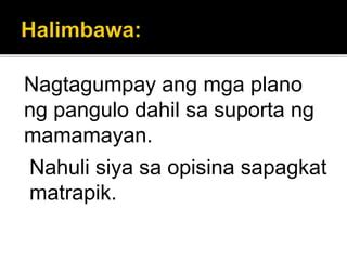 Pang Abay Na Ingklitik Kondisyonal At Kusatibo Discussion Ppt