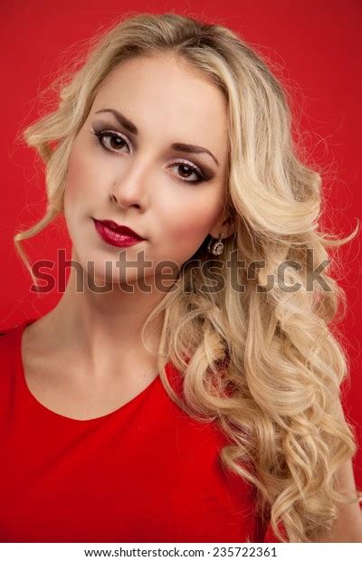 Portrait Passionate Sexual Blonde Studio Stock Photo 235722361