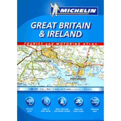 Great Britain Ireland Atlas Spiral Michelin Tourist And Motoring