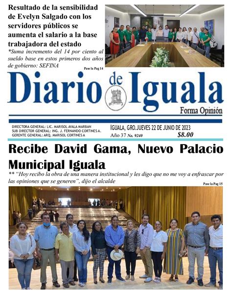 Calam O Jueves De Junio Del Diario De Iguala