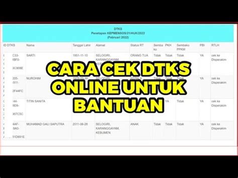 Cara Cek Data Nik Terdaftar Di Dtks Secara Online Cara Cek Id Dtks