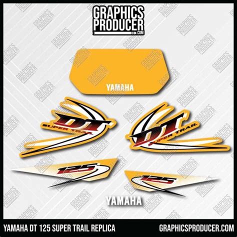 Yamaha Dt Super Trail Decals Replica Stickers Graphics Producer