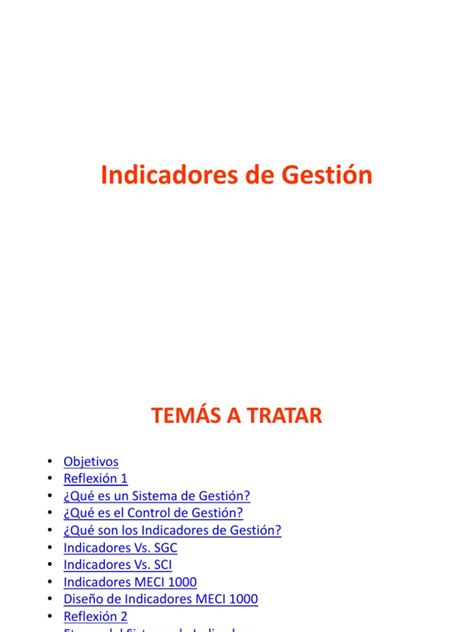 Pdf Pp Indicadores De GestiÓn Dokumen Tips