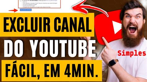 Como Excluir Canal Do Youtube Pelo Celular Ou Computador Youtube