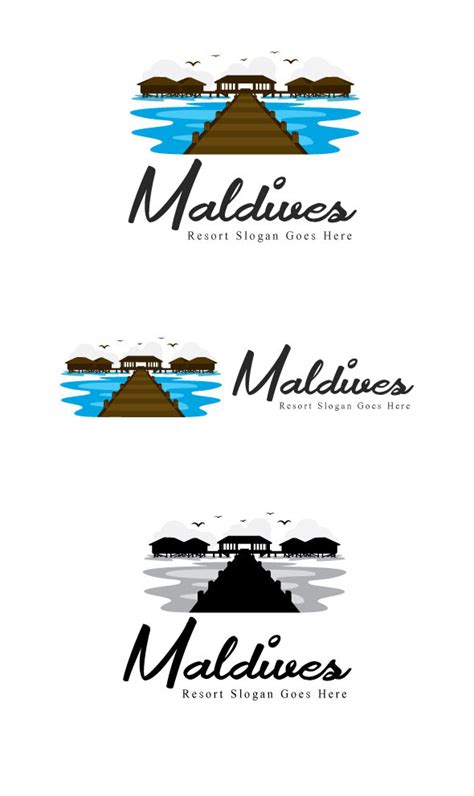 Maldives Logo Creative Logo Templates Creative Market