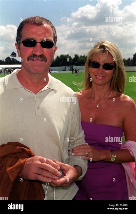 Football Manager Graeme Souness And His Wife Karen At The Cartier International 2000 Polo