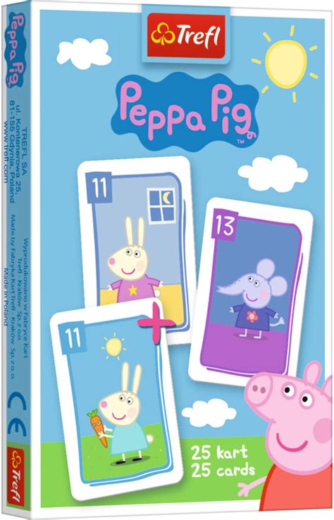 TREFL PEPPA PIG Kortų žaidimas Kiaulytė Pepa Pegasas