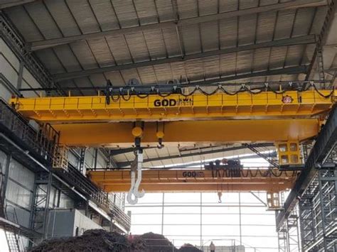 God Double Girder Eot Cranes Laddle Application Crane At Rs