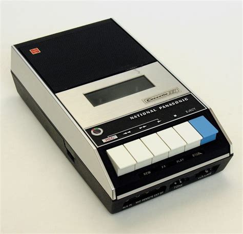 National Panasonic Cassette Recorder Tape Recorder Cassette Recorder