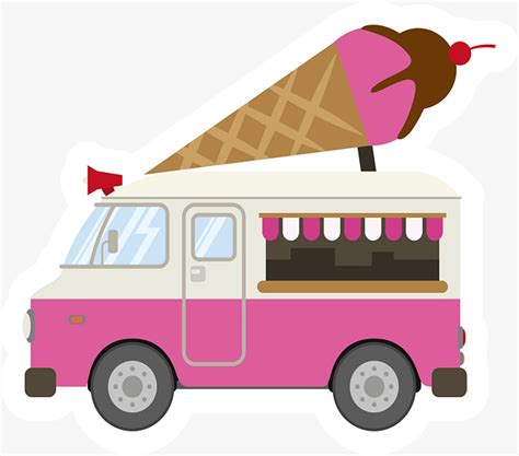 Ice Cream Truck Vector at Vectorified.com | Collection of Ice Cream ...