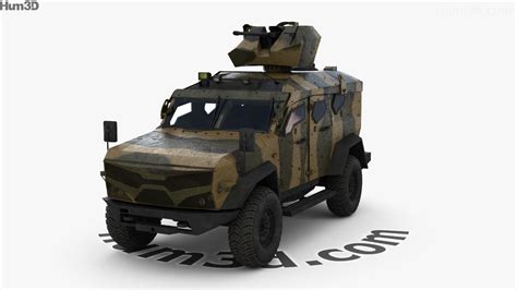 360 View Of Plasan SandCat M LPV 3D Model 3DModels Store