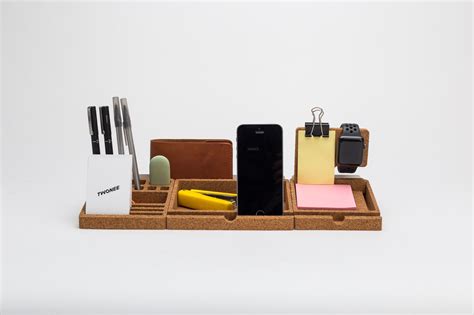 Cork desk organizer set | Twonee