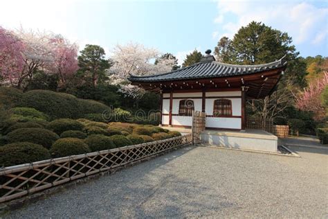 Ryoan-ji Temple, Kyoto, Japan. Stock Image - Image of history, path ...