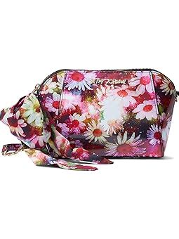 Betsey Johnson Bow Regard Large Bow Satchel Floral Multi 6pm