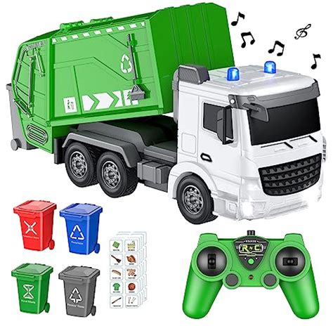 I Tested the Ultimate Convenience: My Experience with the Remote Control Trash Truck