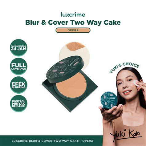 Jual Luxcrime Blur Cover Two Way Cake In Opera Bedak Foundation