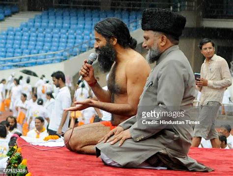 Yoga Guru Baba Ramdev Holds Preparatory Session For International Yoga