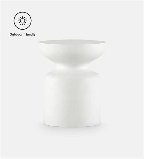 Matisse Side Table In White Occasional Tables Coricraft