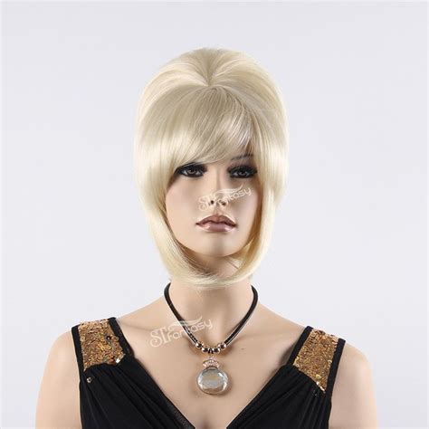 Stfantasy 17 Elegant Blonde Beehive Wigs For Women Kanekalon Fiber Product Details Item