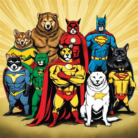 Animal Superheroes Ai Generated Artwork Nightcafe Creator