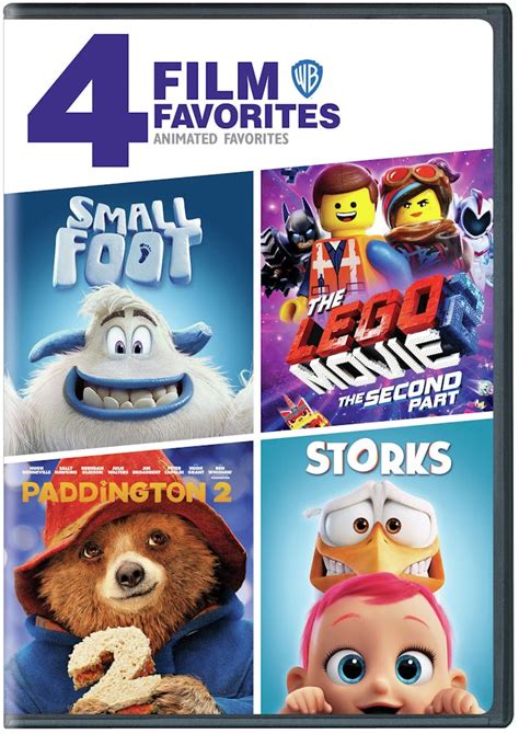 Buy Smallfootthe Lego Movie 2paddington 2storks Dvd Gruv