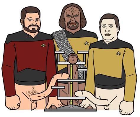 Post 1821846 Brent Spiner Data Jonathan Frakes Michael Dorn Star Trek Star Trek The Next