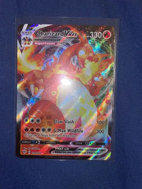 Charizard Vmax Darkness Ablaze Full Art Ultra Rare Pokemon Tcg