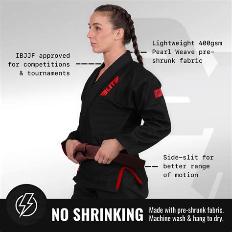 Snapklik Elite Sports Ultra Light Womens BJJ GI IBJJF Jiu Jitsu