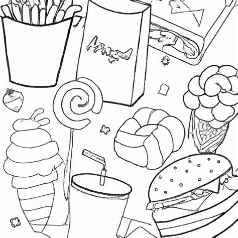 Descubra Os Desenhos Para Colorir Sobre Alimentos N O Saud Veis