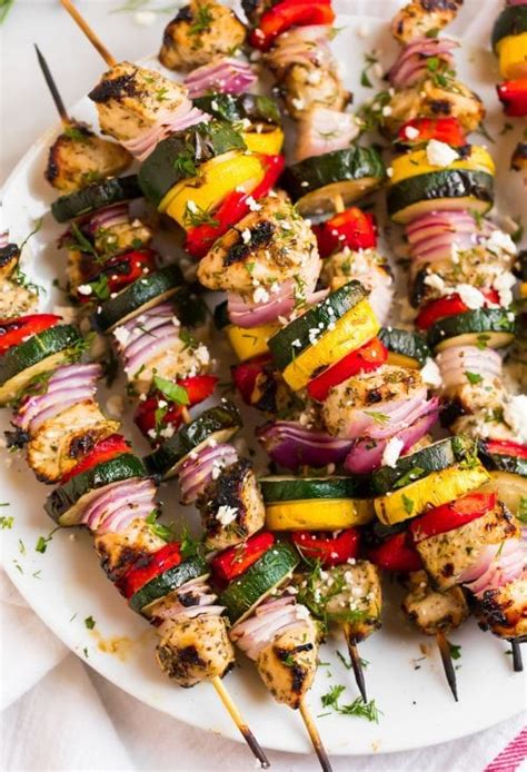 Chicken Kabob With Vegetables