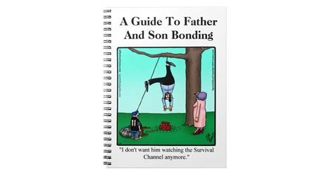 Funny Father And Son Bonding Humor Notebook Zazzle