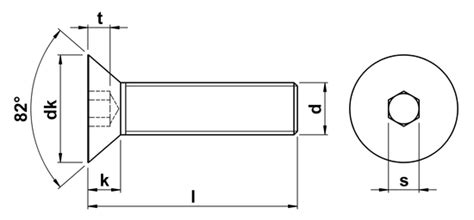 Unf Socket Head Countersunk Screws Asme B Inch In A