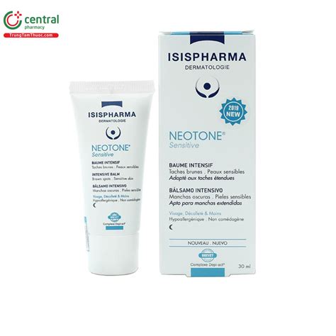 ISISPHARMA Neotone Sensitive - giải pháp mờ thâm nám cho da nhạy cảm