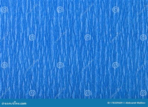 Fondo De Papel Ondulado Azul Prensado Con Textura Vertical Tomado De