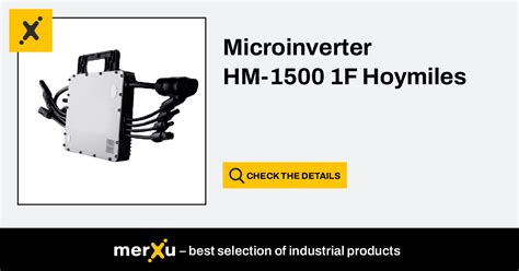 Hoymiles Microinverter Hm F Merxu